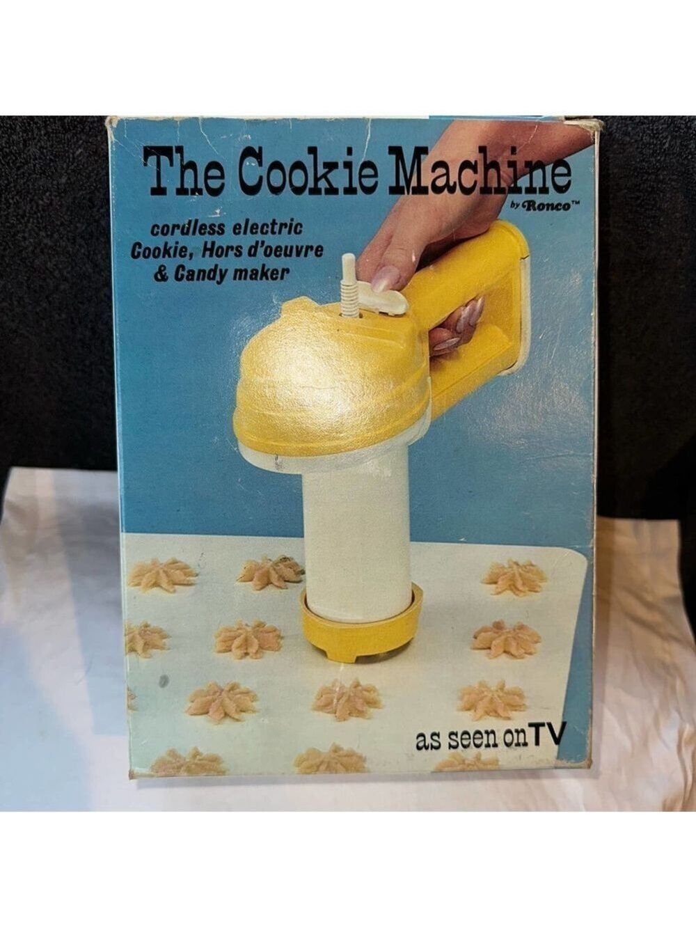 Vintage Ronco The Cookie Machine Complete In Box Unused
